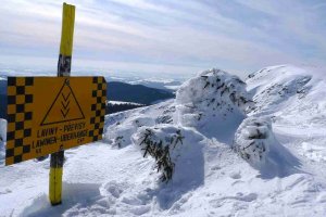 Nebezpečí lavin - skialpy Špindlerův MLýn