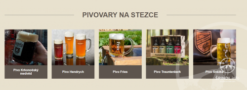 Nehmen Sie den Krkonoše Bierweg