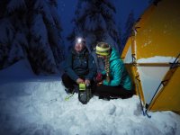 Snow camp - přenocování na hřebenech Krkonoš