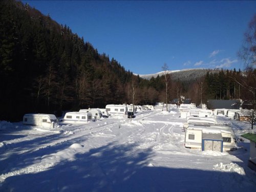 .. hvor vil du parkere din campingvogn i Špindl?