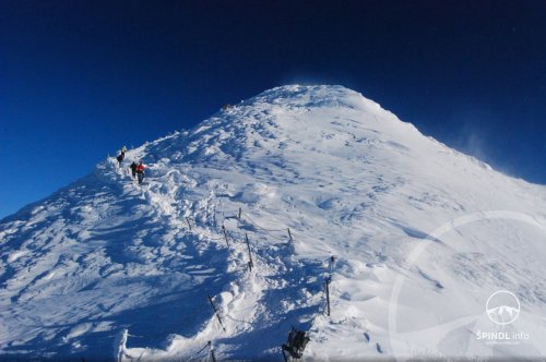6. TIP på ski-alperne fra Pec pod Sněžkou - Kæmpemine - Kæmpehytte - Sněžka - Růžová hora - Pec pod Sněžkou