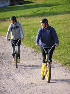 Yellow Point off-road scooters