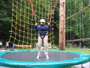 Yellow Point Bungee Trampolin