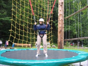 Yellow Point Bungee Trampoline