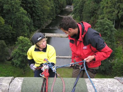 Rappelling