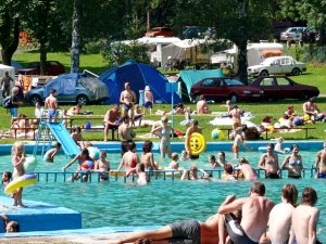 open-air swimming pool