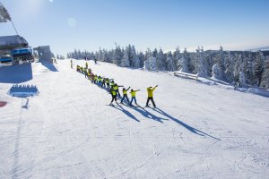 Půjčovna lyží - Yellow point